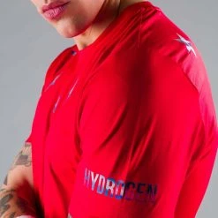 T-Shirt Hydrogen Star Tech Rouge / Bleu 11 T-Shirt Hydrogen Star Tech Rouge / Bleu -HEAD boutique t shirt hydrogen star tech rouge bleu 3