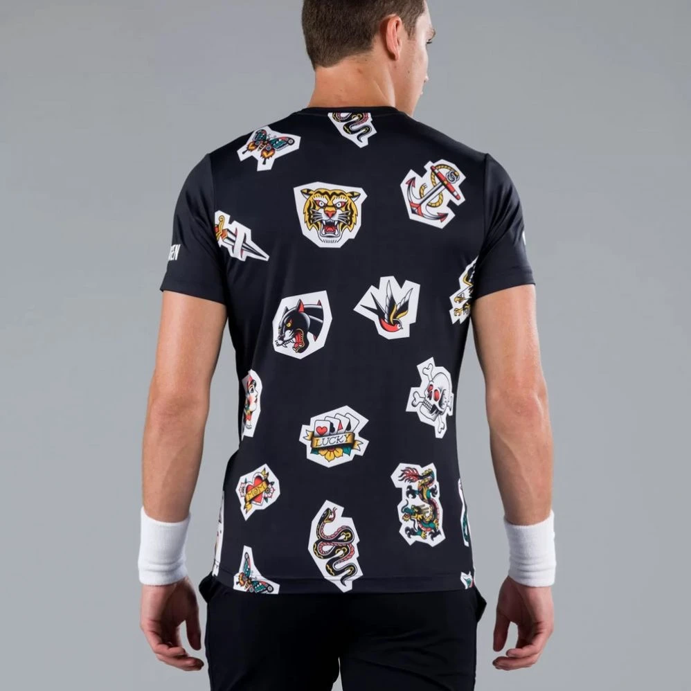 T-Shirt Hydrogen Tattoo Tech Noir 4 T-Shirt Hydrogen Tattoo Tech Noir – Image 2