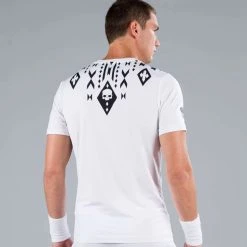 T-Shirt Hydrogen Tribal Tech Blanc / Noir -HEAD boutique t shirt hydrogen tribal tech blanc noir 1