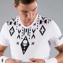 T-Shirt Hydrogen Tribal Tech Blanc / Noir -HEAD boutique t shirt hydrogen tribal tech blanc noir 3
