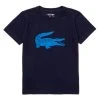 T-Shirt Lacoste Sport Junior Bleu Marine -HEAD boutique t shirt lacoste sport junior bleu marine