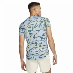 T-Shirt Nike Court Dri-Fit Advantage Bleu / Blanc 7 T-Shirt Nike Court Dri-Fit Advantage Bleu / Blanc -HEAD boutique t shirt nike court dri fit advantage bleu blanc 1