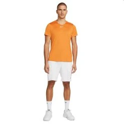 T-Shirt Nike Court Dri-Fit Advantage Orange -HEAD boutique t shirt nike court dri fit advantage orange 1