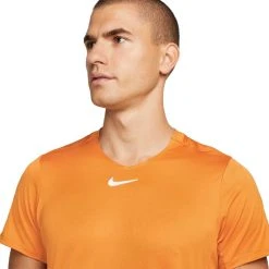 T-Shirt Nike Court Dri-Fit Advantage Orange -HEAD boutique t shirt nike court dri fit advantage orange 3
