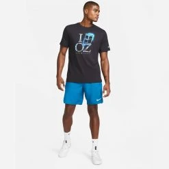 T-Shirt Nike Court Dri-FIT OZ Printed Noir -HEAD boutique t shirt nike court dri fit oz printed noir 3