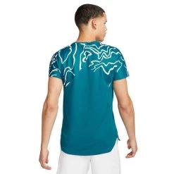 T-shirt Nike Court Dri-Fit Slam Bleu Turquoise -HEAD boutique t shirt nike court dri fit slam bleu turquoise 1