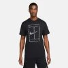 T-Shirt Nike Court Printed Noir -HEAD boutique t shirt nike court printed noir