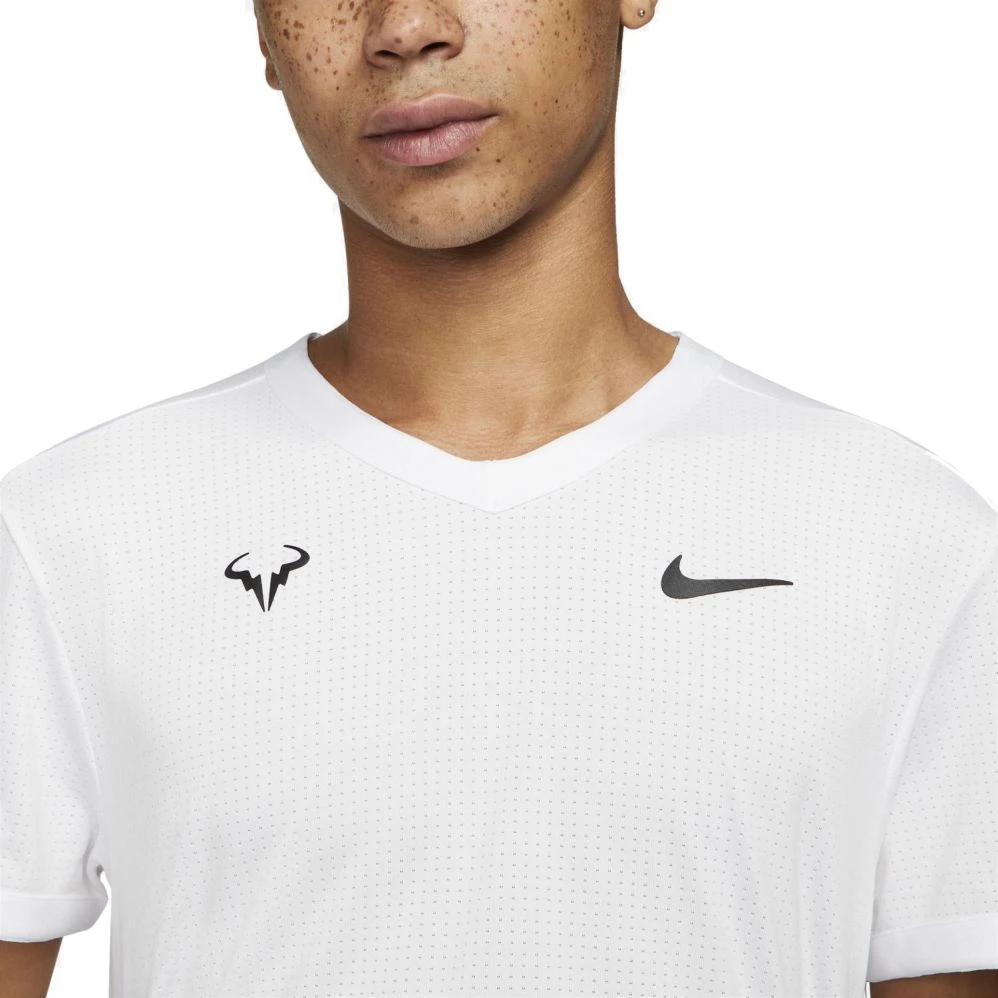 T-Shirt Nike Dri-Fit ADV Rafael Nadal Blanc Londres 2021 5 T-Shirt Nike Dri-Fit ADV Rafael Nadal Blanc Londres 2021 – Image 3