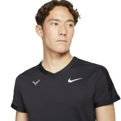 T-Shirt Nike Dri-Fit ADV Rafael Nadal Noir / Argent -HEAD boutique t shirt nike dri fit adv rafael nadal noir argent 2