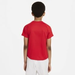 T-Shirt Nike Junior Dri-Fit Victory Rouge -HEAD boutique t shirt nike junior dri fit victory rouge 3